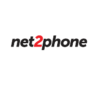 A green background with the words net 2 phone in red.