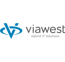 A logo of viawest hybrid it solutions