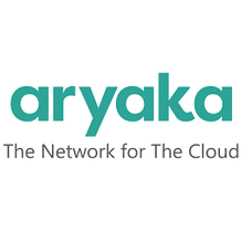 A logo of aryaka, the network for the cloud.
