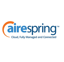 A logo of airespring, cloud and fully managed.