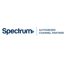 A logo of spectrum authorized channel partner
