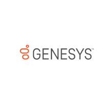 A logo of genesys, which is an acronym for the company.