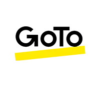 A yellow and white strip on a black background